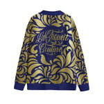 GORGIOUS BLEU Unisex V-neck Cardigan With Button Closure
