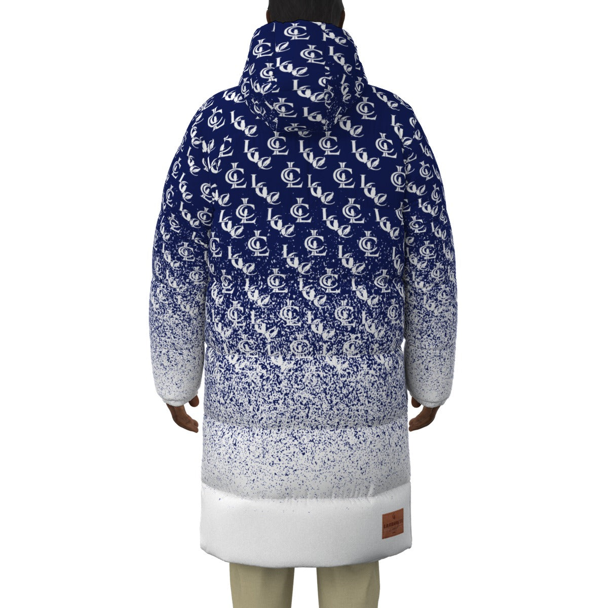 NEW RICH NAVY Unisex Long Down Jacket