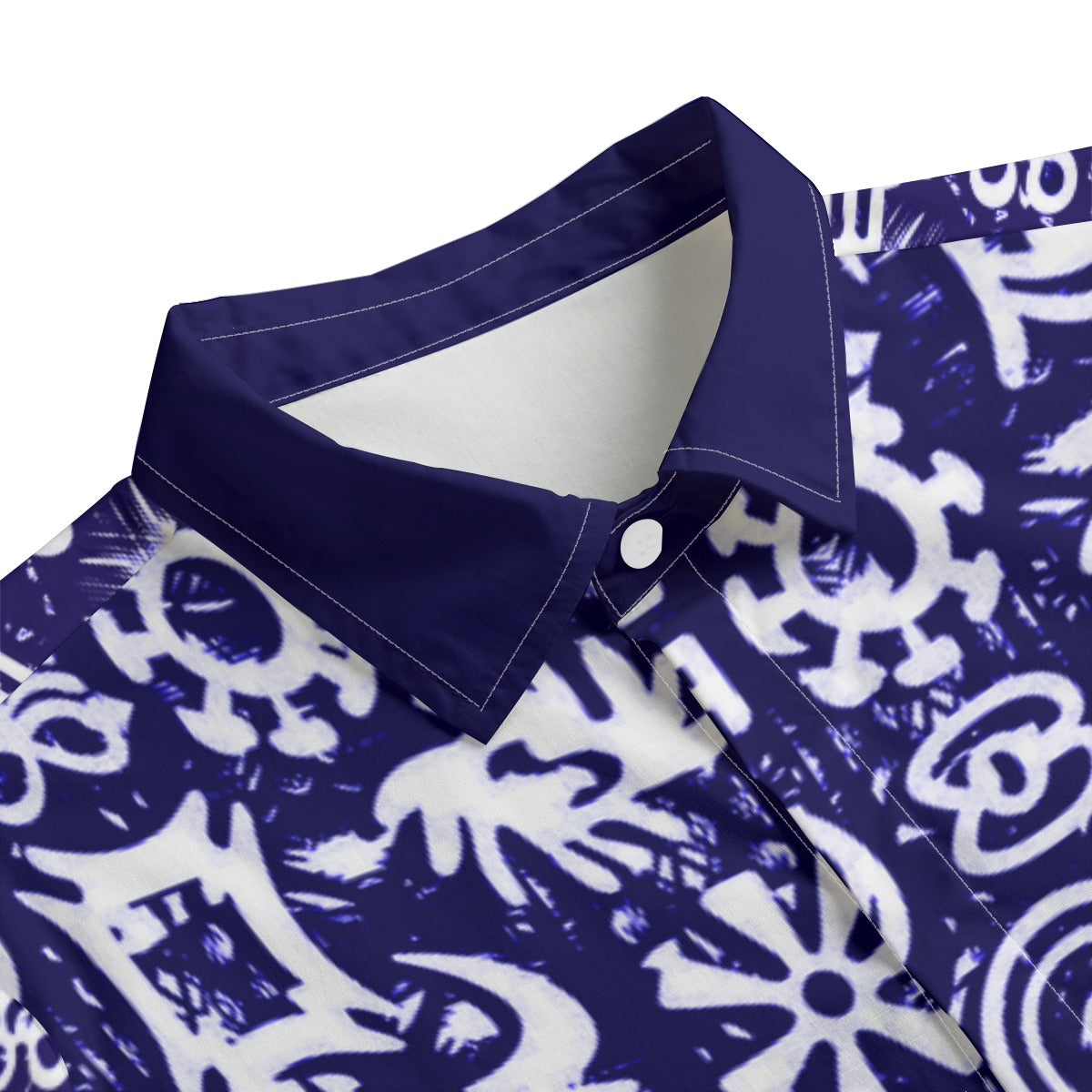 ADINKRA MXBLUE Men's Shirt Cotton poplin