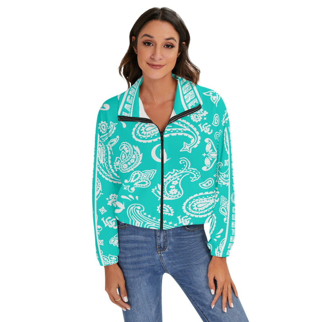 BANDANA PAISLEY TRQSE Women's Zip Jacket