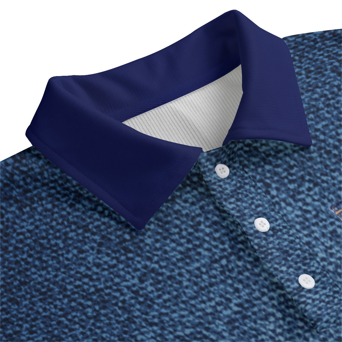 LCC Denim Unisex Lapel Collar Sweater