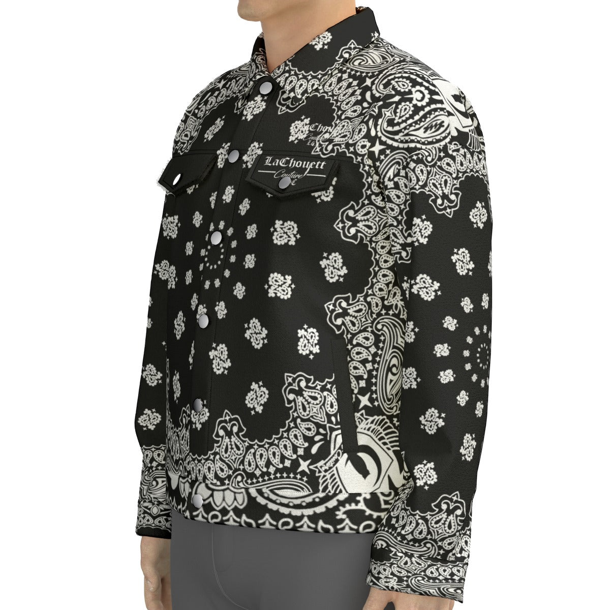 BANDANA BLC Unisex Lapel Jacket