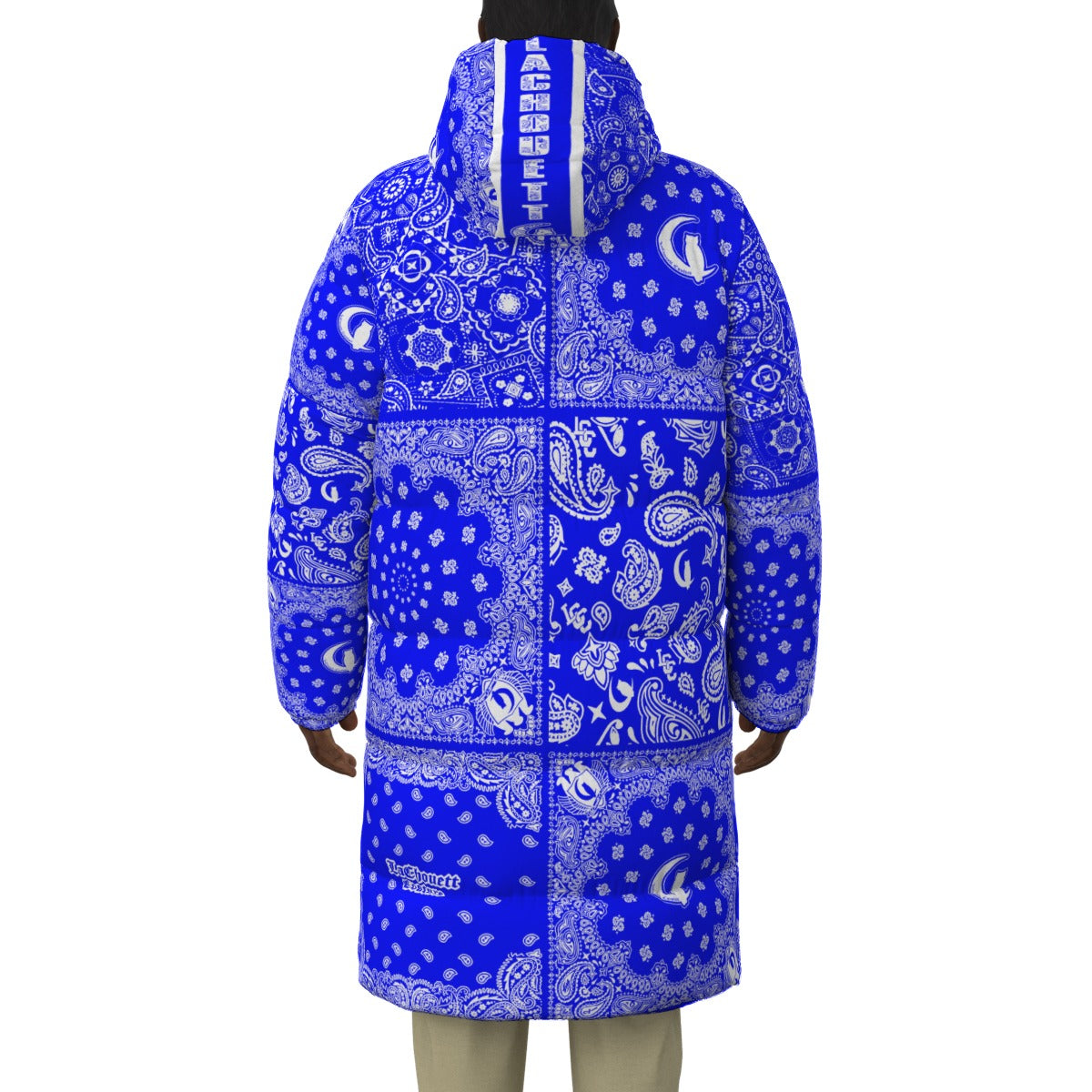 BANDANA MIX Cs'UP Unisex Long Down Jacket