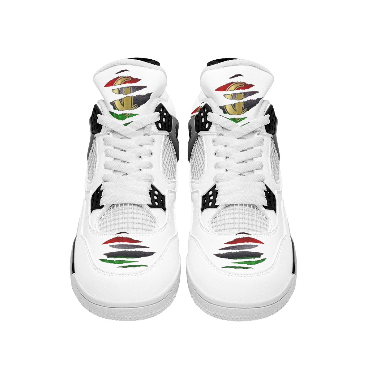 RBG RIPPED WHT Air Chouett Shoes