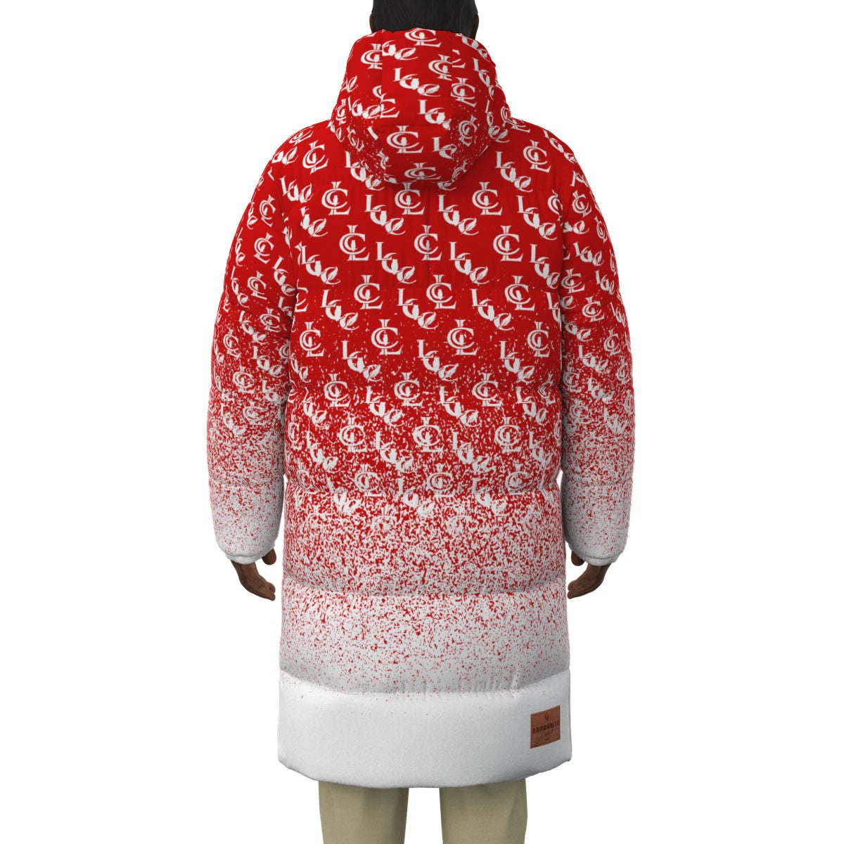 NEW RICH RED Unisex Long Down Jacket