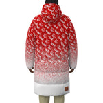 NEW RICH RED Unisex Long Down Jacket