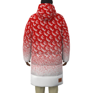 NEW RICH RED Unisex Long Down Jacket