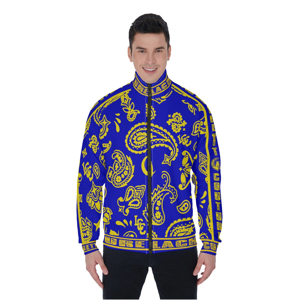 BANDANA PAISLEY SLAUSON Men's Stand Collar Jacket