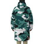 CAMOUFLAGE MORPH Unisex Long Down Jacket