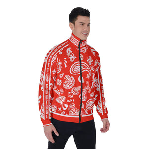 BANDANA PAISLEY Bs'UP Stand Collar Jacket