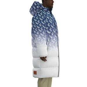 NEW RICH DENIM Unisex Long Down Jacket