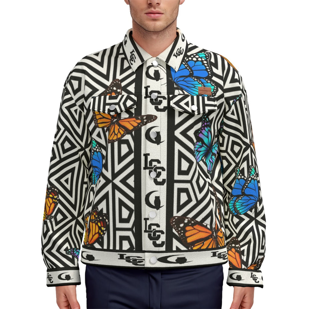 BUTTERFLY Unisex Lapel Jacket Cotton