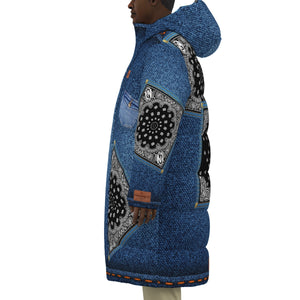 DENIM BLC Unisex Long Down Jacket
