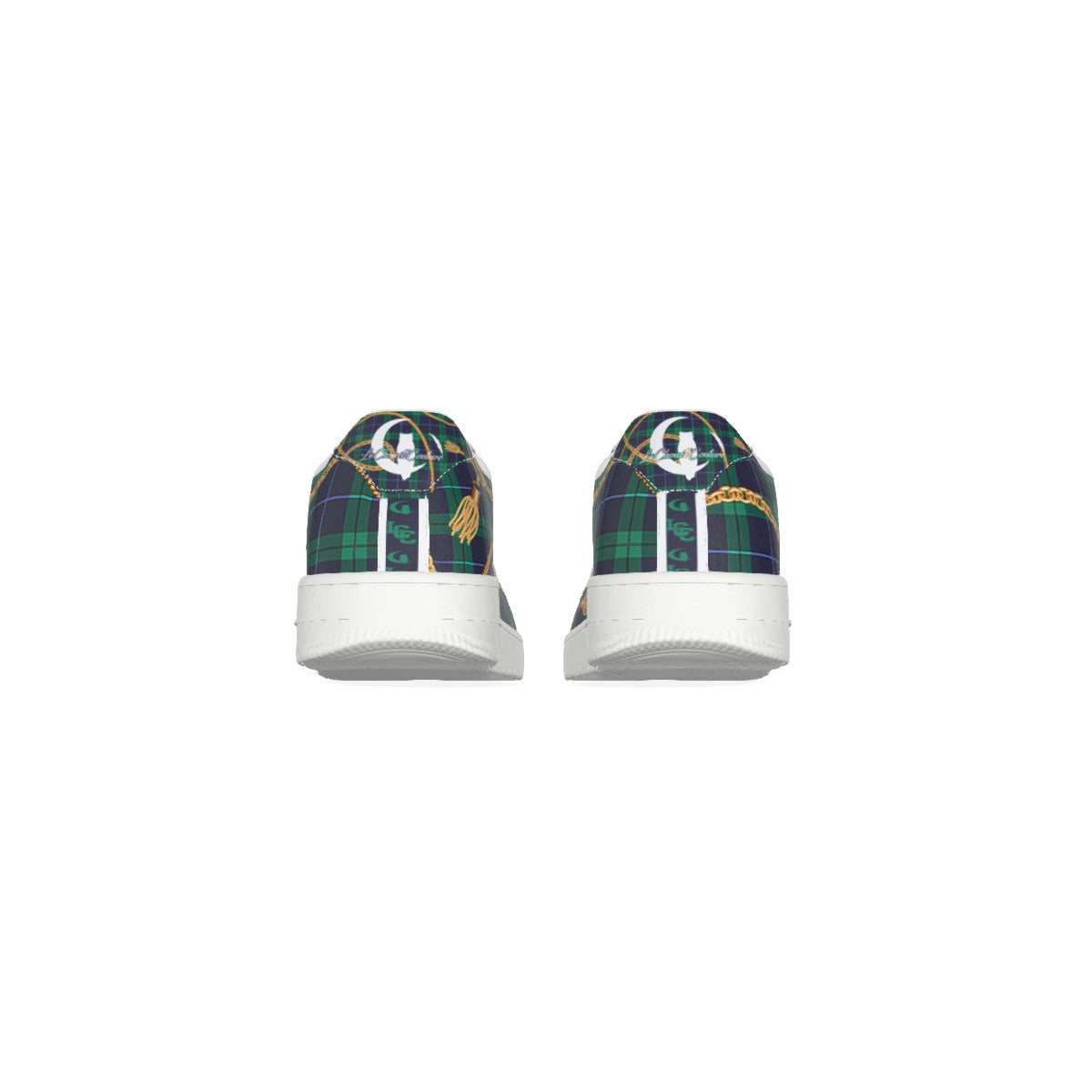 PLAID IN GOLD Women's Air Force Shoes