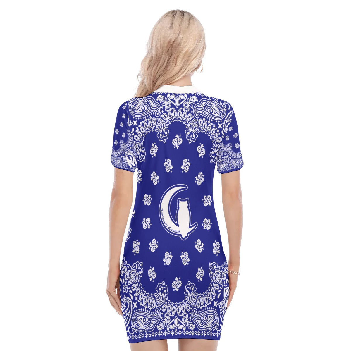 BANDANA Cs'UP Women's Polo Collar Dress