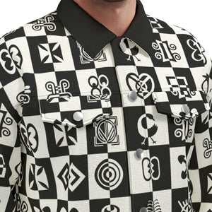 ADINKRA Unisex Lapel Jacket