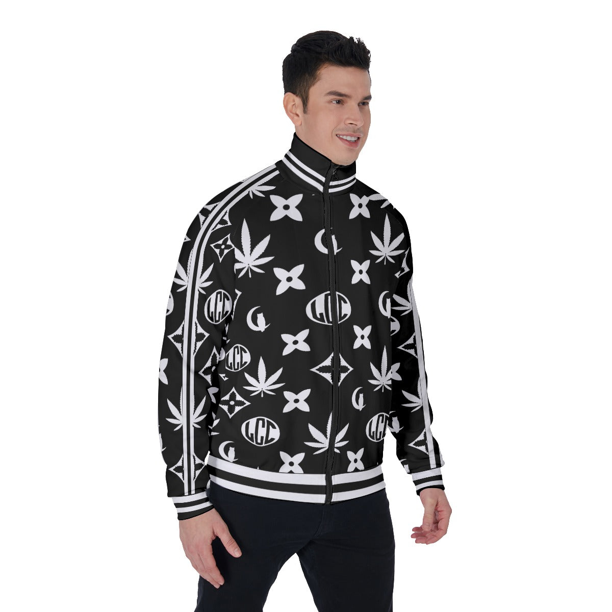 LCC WEEDY BLC Men's Stand Collar Jacket