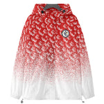 LCC NEW RICH RED Raglan Windbreaker With Zipper Closure