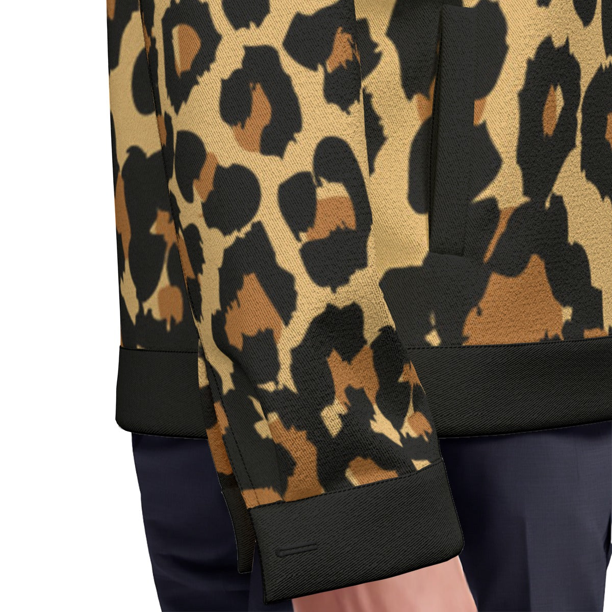 CHEETAH ANKH  Unisex Lapel Jacket