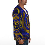 LCC RICH BLUE Unisex V-neck Cardigan