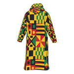 KENTE BUTAN Long Fleece Zip Up Windbreaker