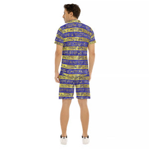 HIEROGLYPH GOLDEN Men's Short Sleeve Shirt Sets