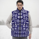 ADINKRA MXBLUE Unisex Down Vest