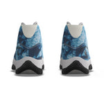 TIE DYE BLUE High Top Basketball Shoes