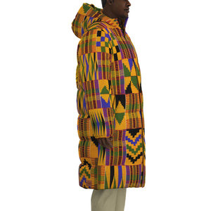 KENTE ATEF Unisex Long Down Jacket