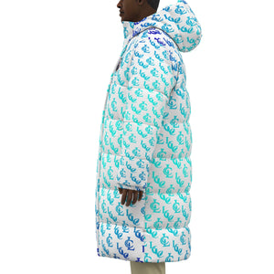 NEW RICH BLUETT Unisex Long Down Jacket