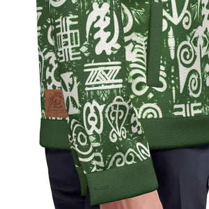 ADINKRA MIXKAKI Unisex Lapel Jacket