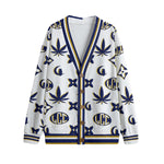 WEEDY LCC OFFI Unisex V-neck Cardigan With Button Closure