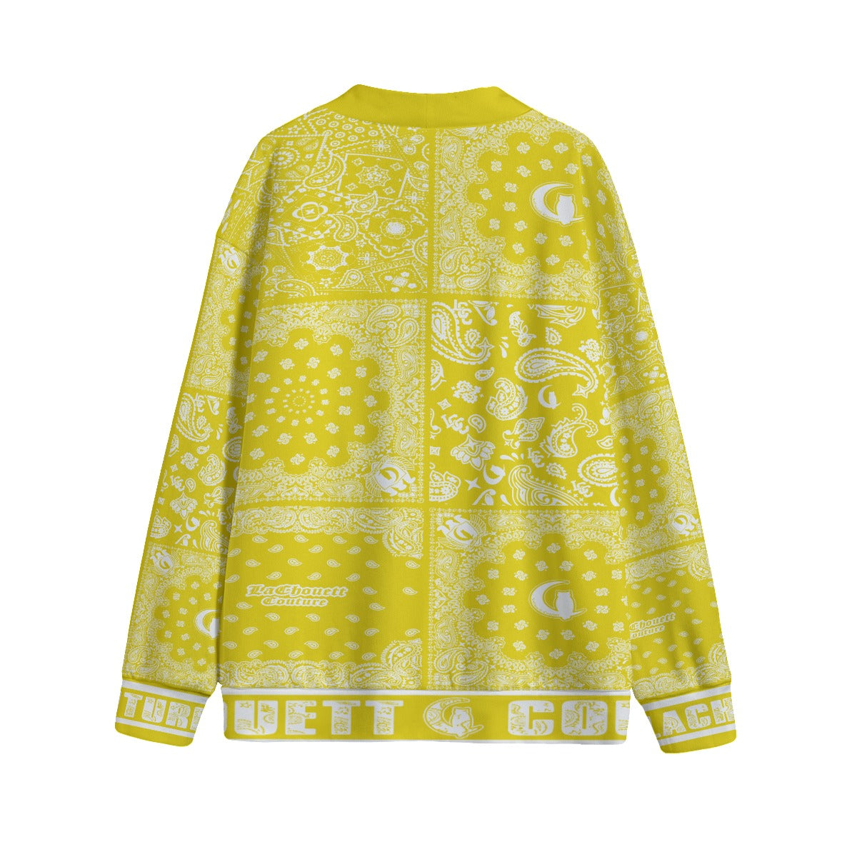 BANDANA MIX L.K Unisex V-neck Cardigan With Button Closure