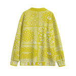 BANDANA MIX L.K Unisex V-neck Cardigan With Button Closure