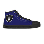 EAZY-E RUTHLESS NAVY Men's High Canvas Shoes