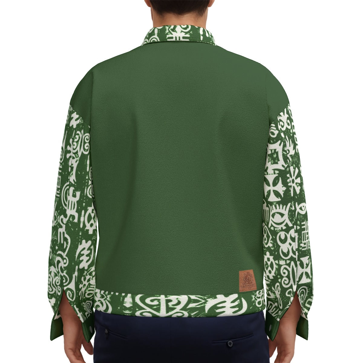 ADINKRA MIXKAKI 1 Unisex Lapel Jacket