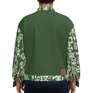 ADINKRA MIXKAKI 1 Unisex Lapel Jacket