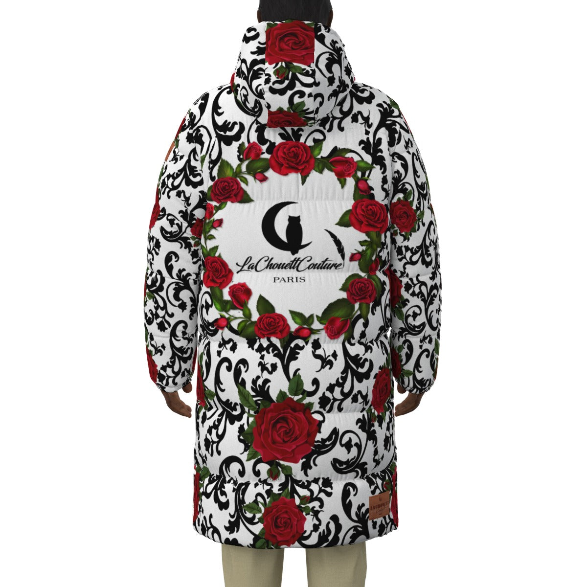 REDROSES Unisex Long Down Jacket
