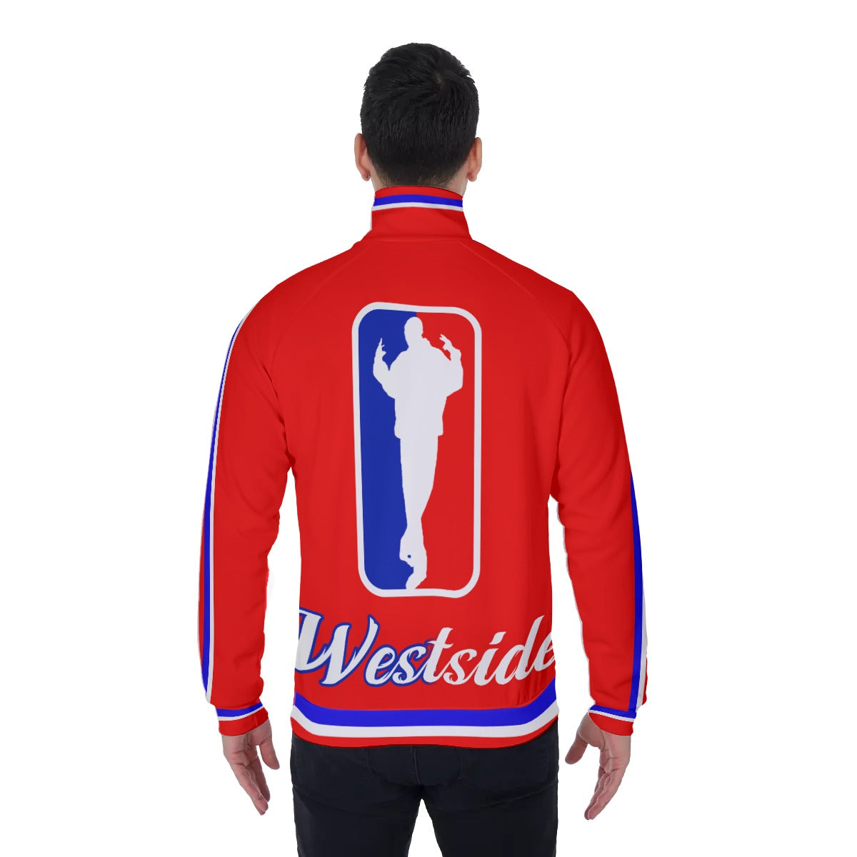 WESTSIDE RED Men's Stand Collar Jacket