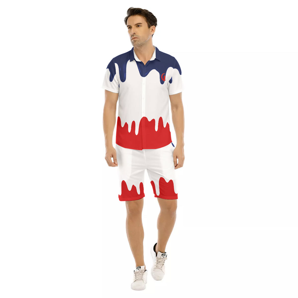DRIPPIN WATER Men's Short Sleeve Shirt Sets