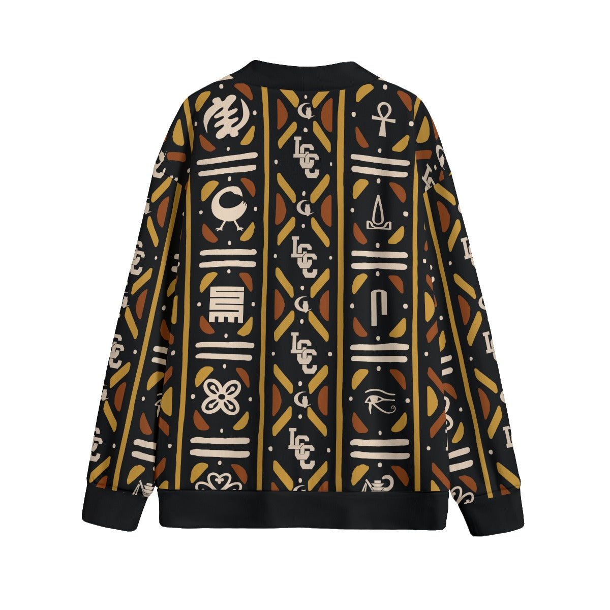 BOGOLAN KMT Unisex V-neck Knitted Fleece Cardigan With Button Closure