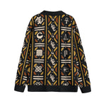 BOGOLAN KMT Unisex V-neck Knitted Fleece Cardigan With Button Closure