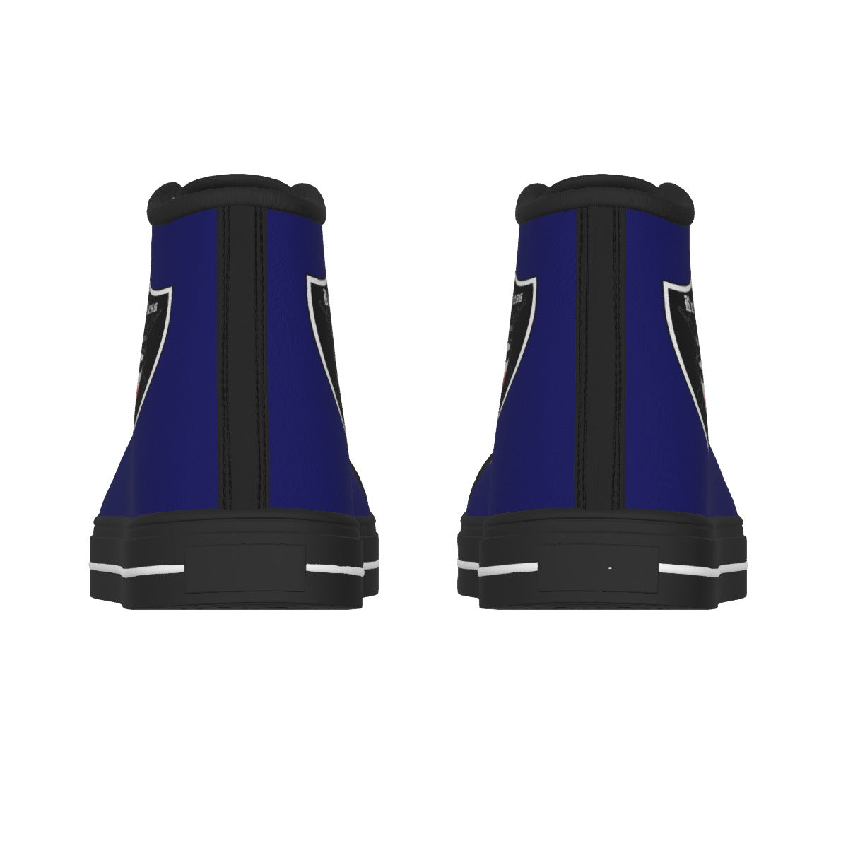 EAZY-E RUTHLESS NAVY Men's High Canvas Shoes