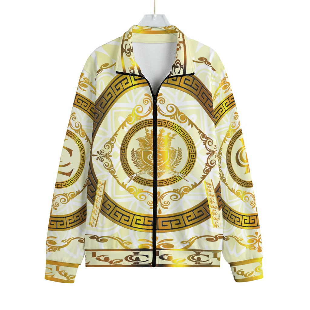 LCC RICH WHT Unisex Stand-up Collar