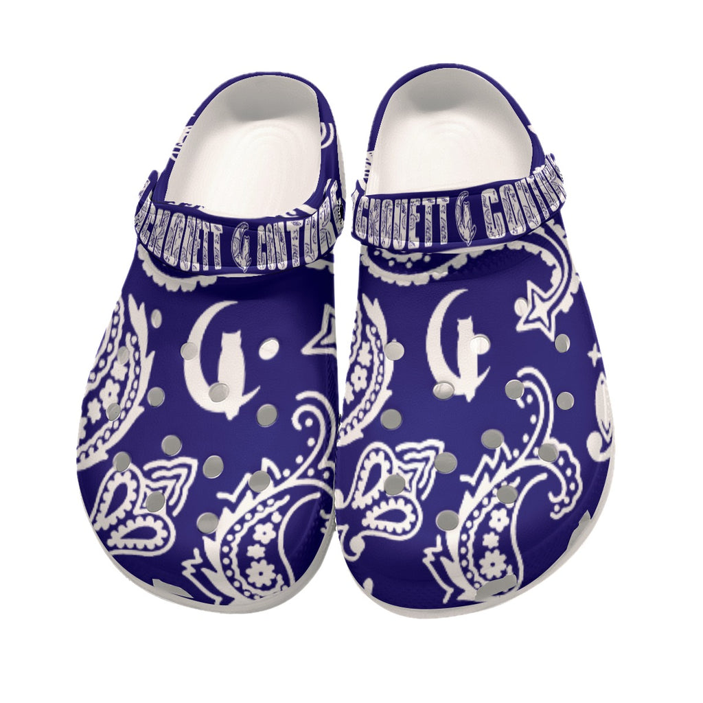BANDANA PAISLEY NAVY Women's Classic Clogs