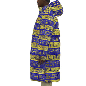 HIEROGLYPH DELUXE Unisex Long Down Jacket