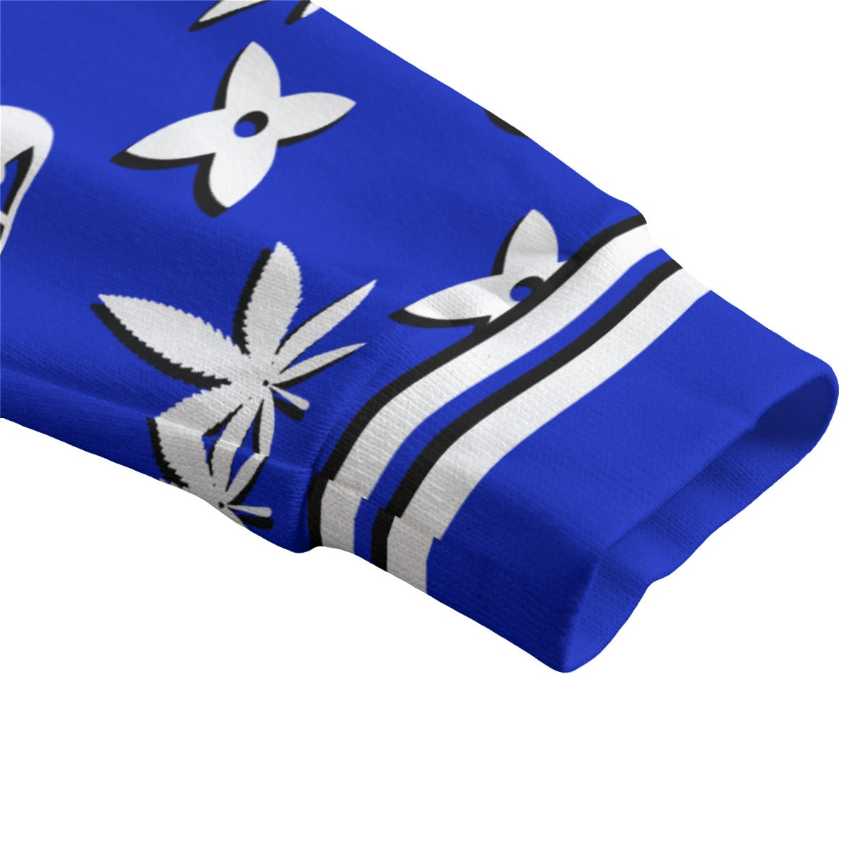 WEEDY LCC BLUE Unisex V-neck Cardigan With Button Closure