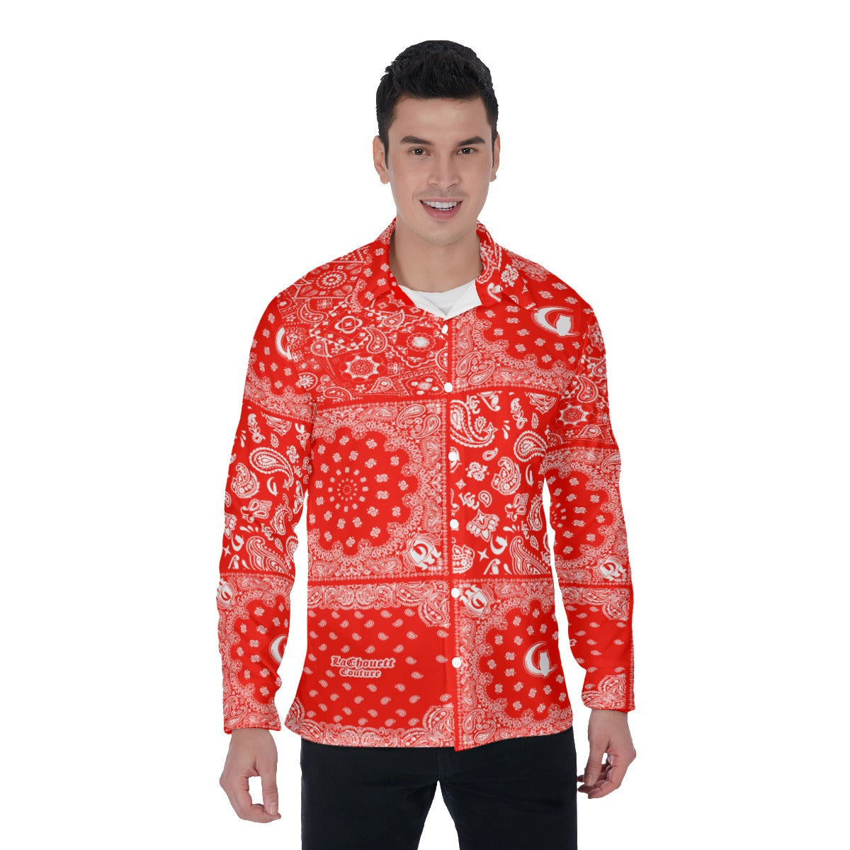 BANDANA MIX Bs'UP Men's Long Sleeve Shirt