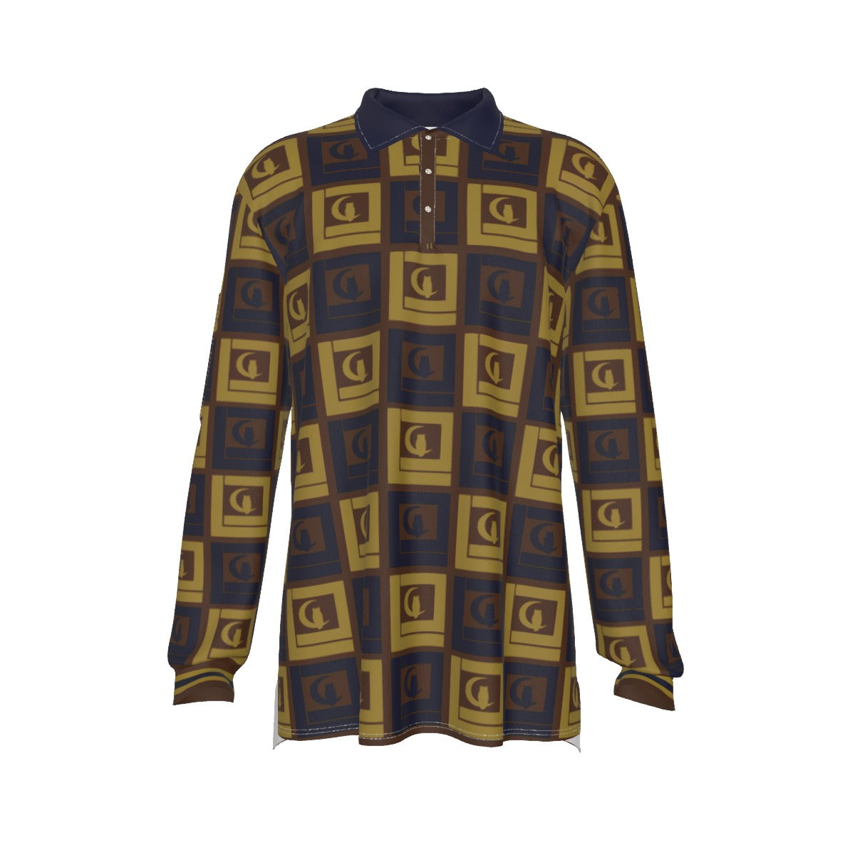 LCC VINTAGE BL Long Sleeve Polo Shirt
