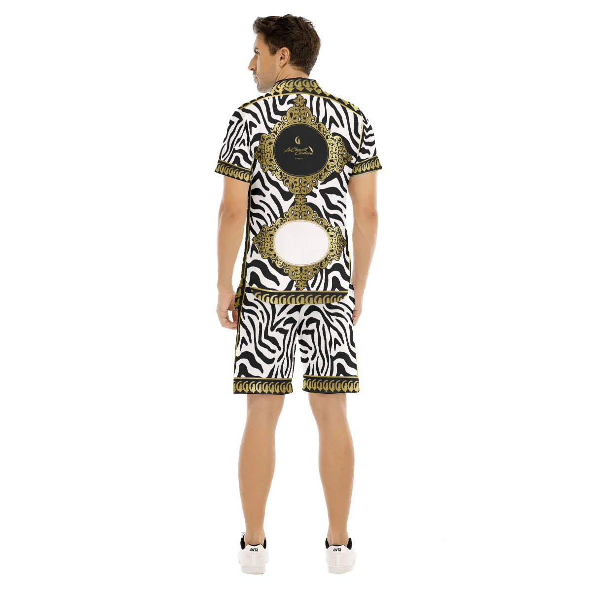 PRIVILEGE LCC WHT Men's Short Sleeve Shirt Sets